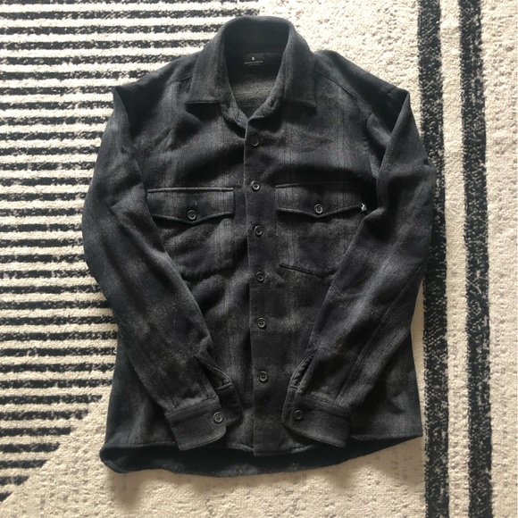 Marcelo Burlon Sham Jaguar Print Flannel Plaid Shirt - Picture 2 of 5